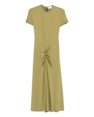 Victoria Beckham ブレア 半袖ミディドレス グリーン - サムネイル1