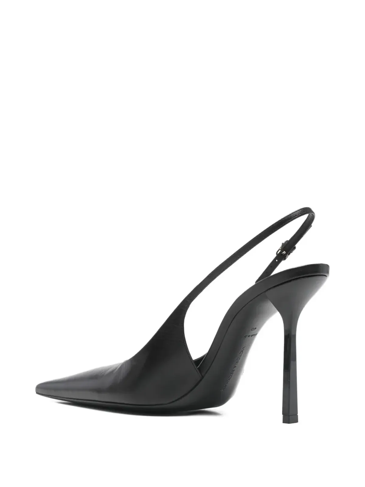 Victoria Beckham レザー スリングバックパンプス - 画像3