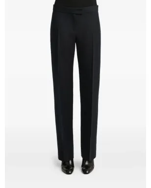 KHAITE Callen pinstripe trousers - Blue - サムネイル3