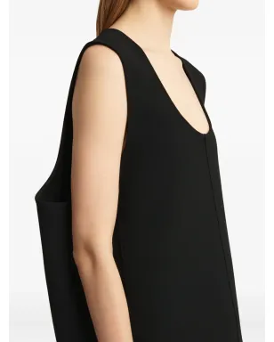 KHAITE Nyona scoop-neck sleeveless mini dress - Black - サムネイル5
