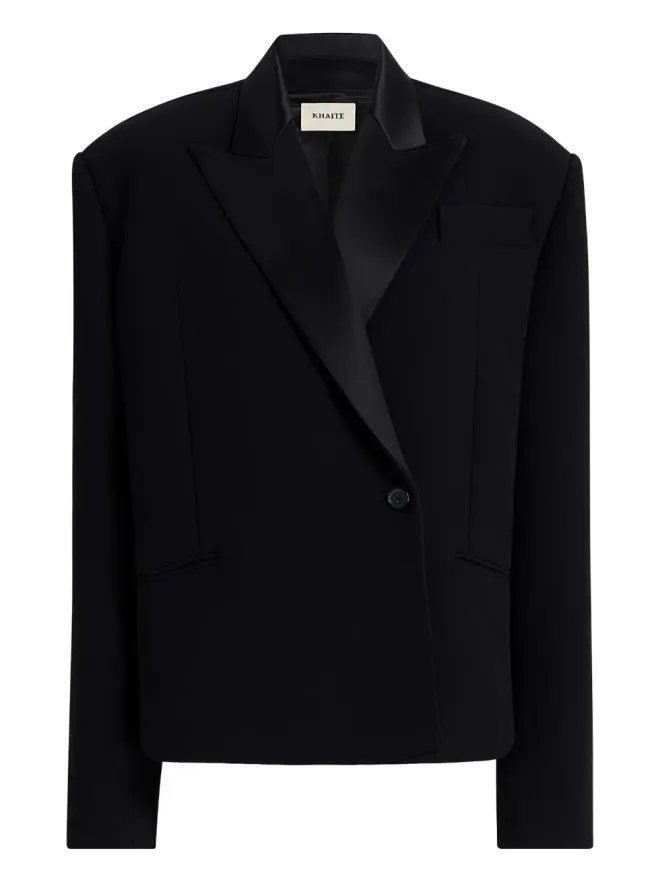 KHAITE KHAITE ノッチド・ラペル・シングルボタン ジャケット（ブラック）の商品画像