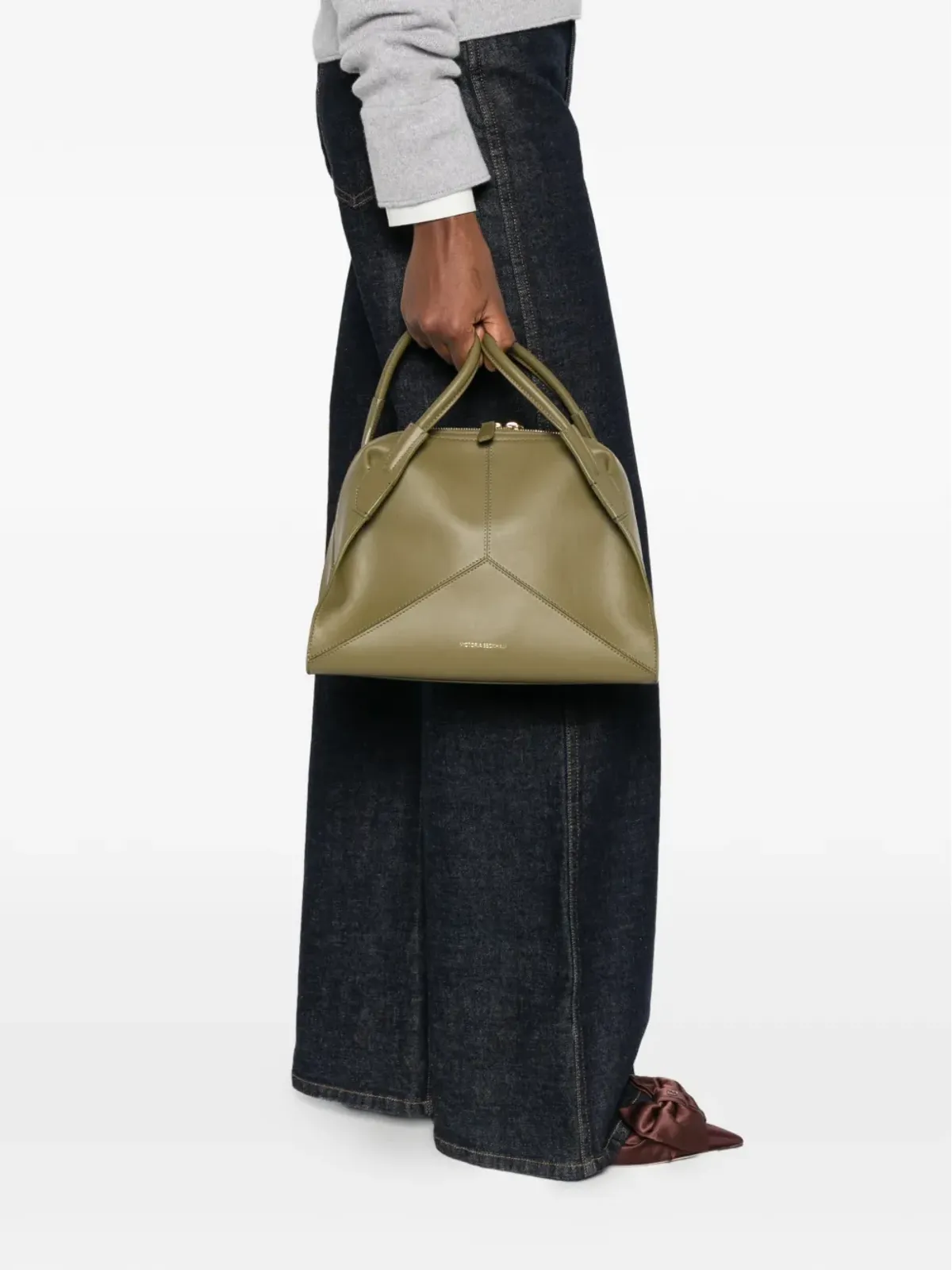 Victoria Beckham ThePlie ロゴプリント トートバッグ - 画像2