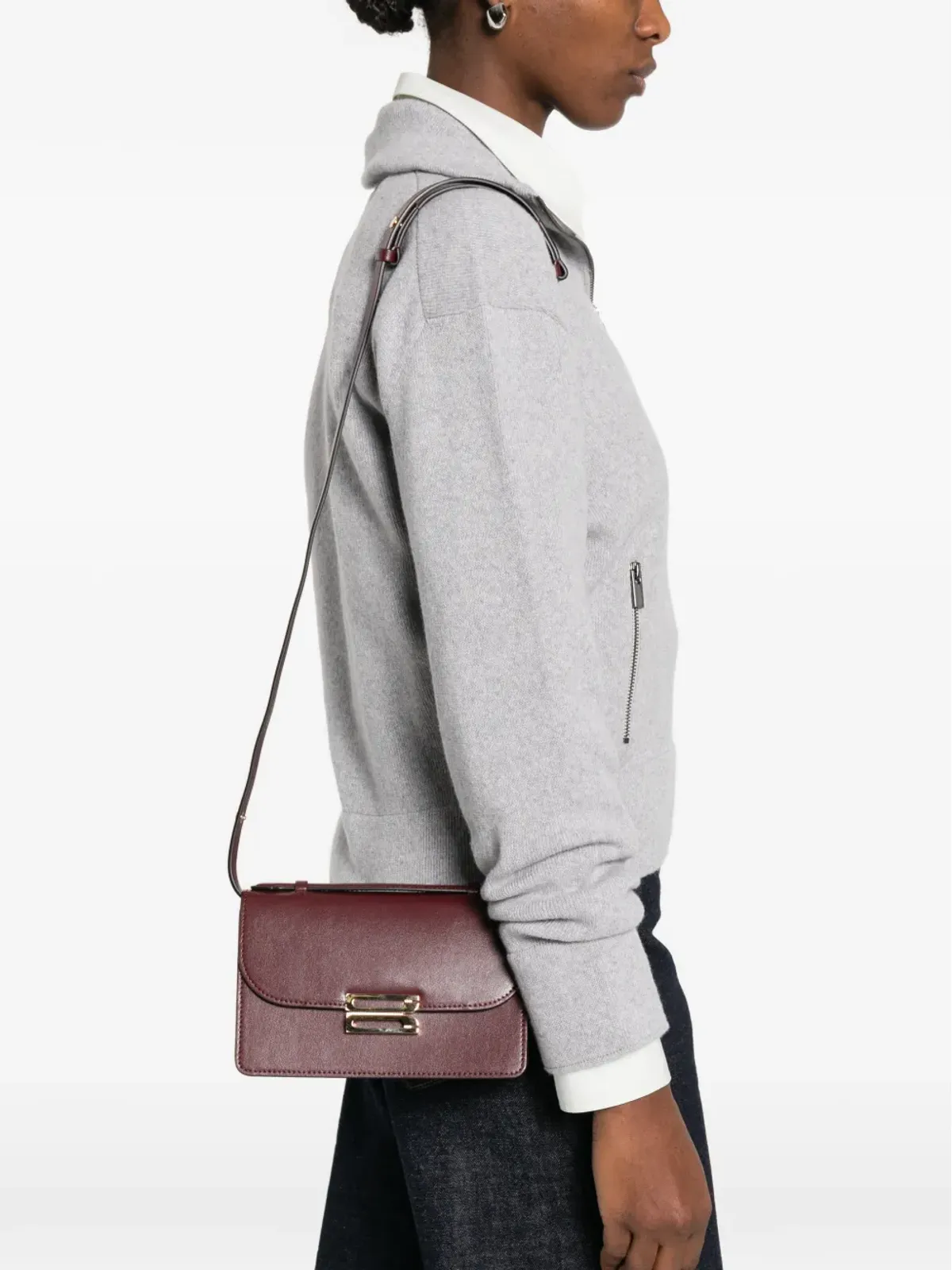 Victoria Beckham The Dorian ロゴプリント ショルダーバッグ - 画像2
