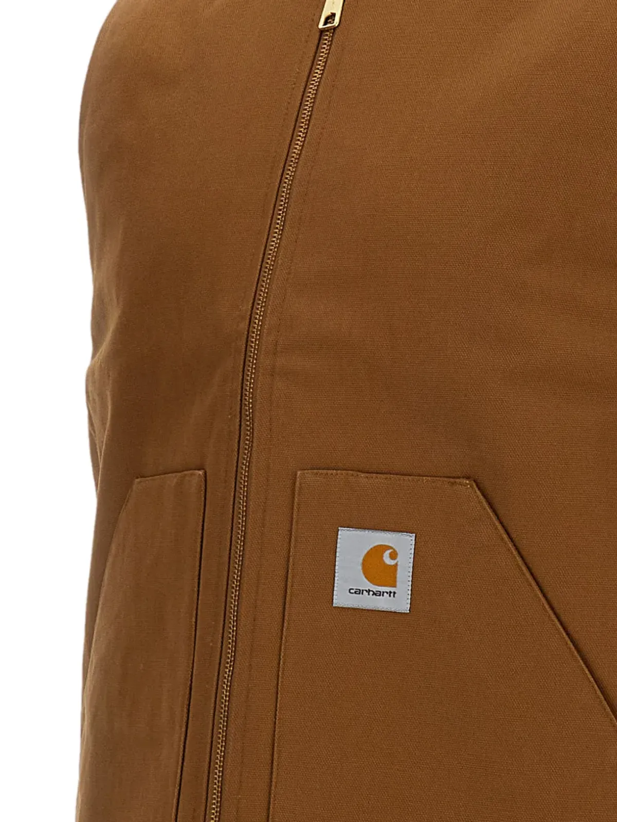 Carhartt WIP コットン ジップアップ ジレ - 画像3