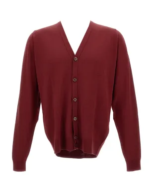 John Smedley Vネック ボタンアップ カーディガン - サムネイル1