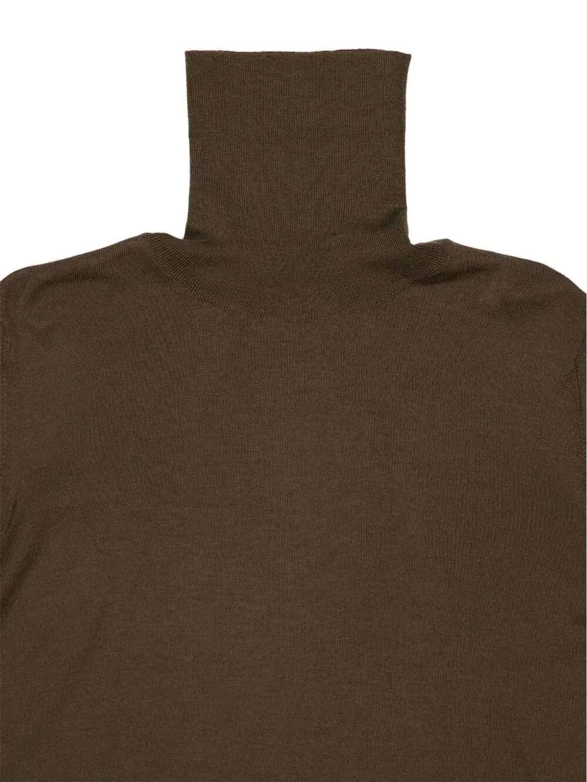 Piacenza Cashmere シアーリングステッチ ハイネック セーター - 画像3