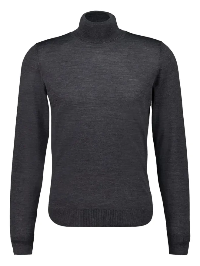 Piacenza Cashmere Piacenza Cashmere タートルネック ステッチ セーター グレーの商品画像