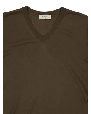 Piacenza Cashmere Vネック長袖セーター - サムネイル4