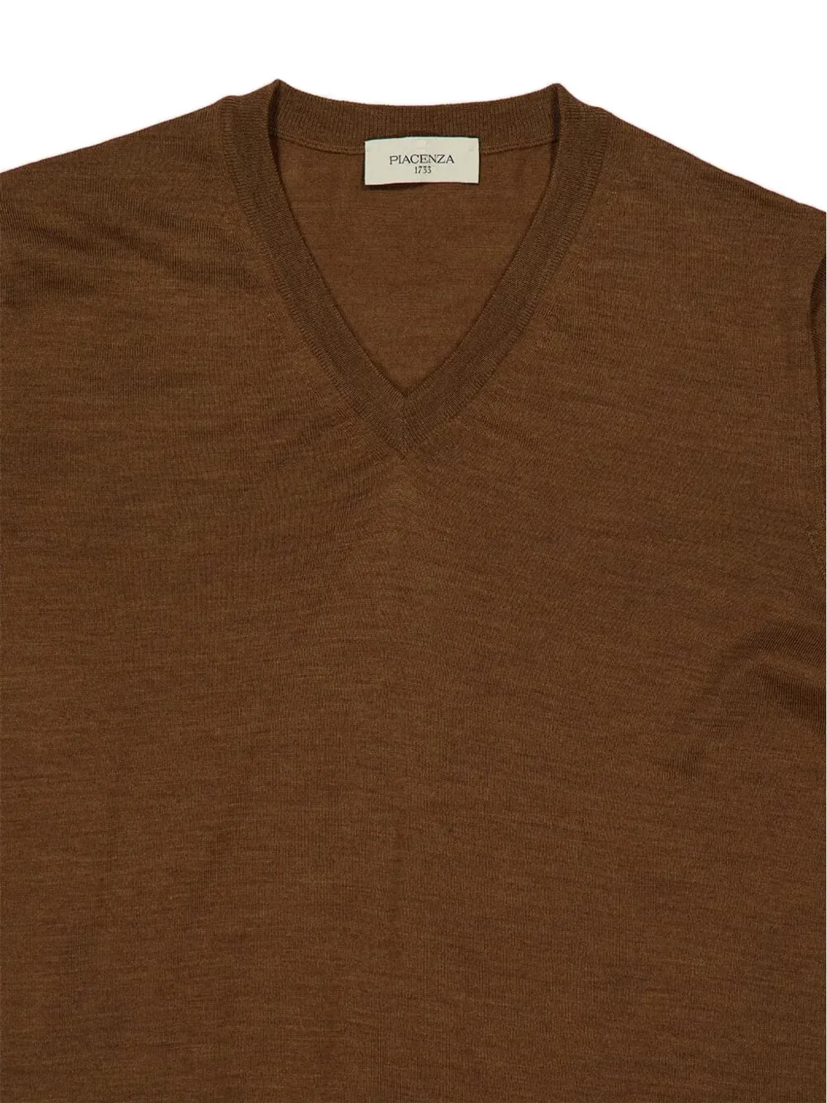 Piacenza Cashmere 長袖Vネックセーター - 画像4