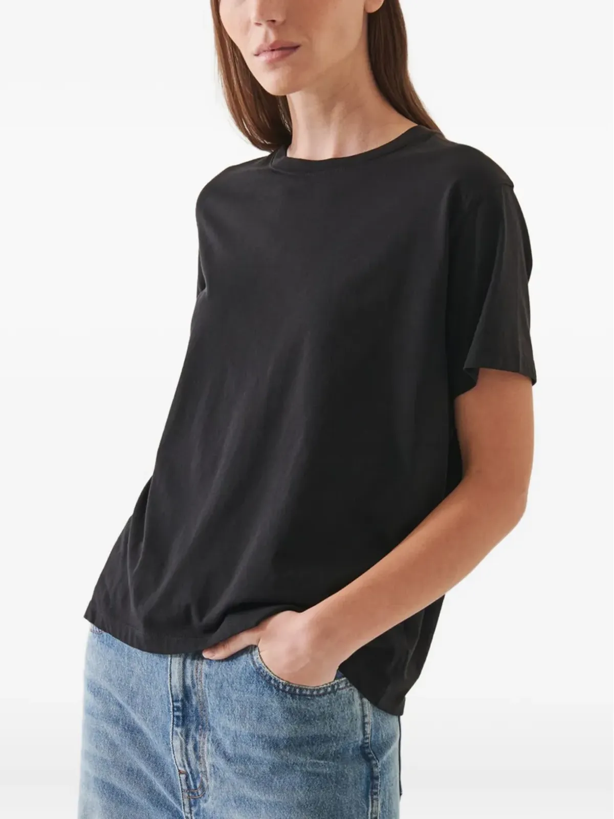PATRICK ASSARAF ボーイフレンド クルーネック 半袖 Tシャツ - 画像3