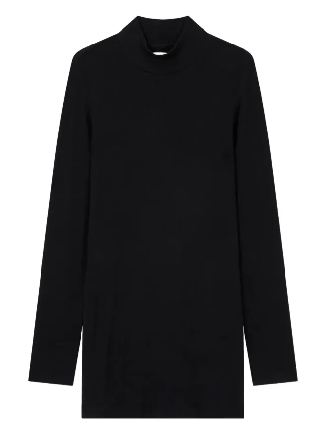 TOMBOY TOMBOY scarf-layered t-shirt - Blackの商品画像