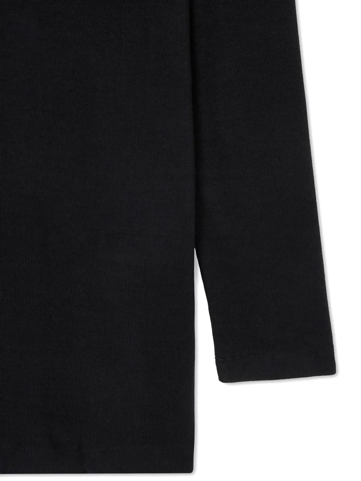 TOMBOY scarf-layered t-shirt - Black - 画像4