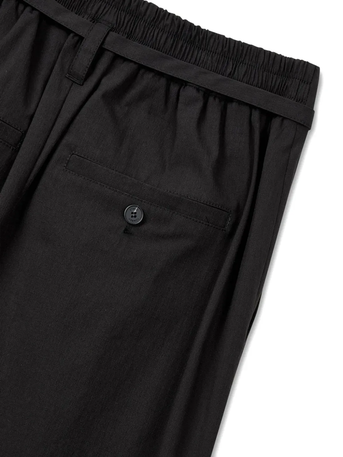 TOMBOY ripstop long skirt - Black - 画像5