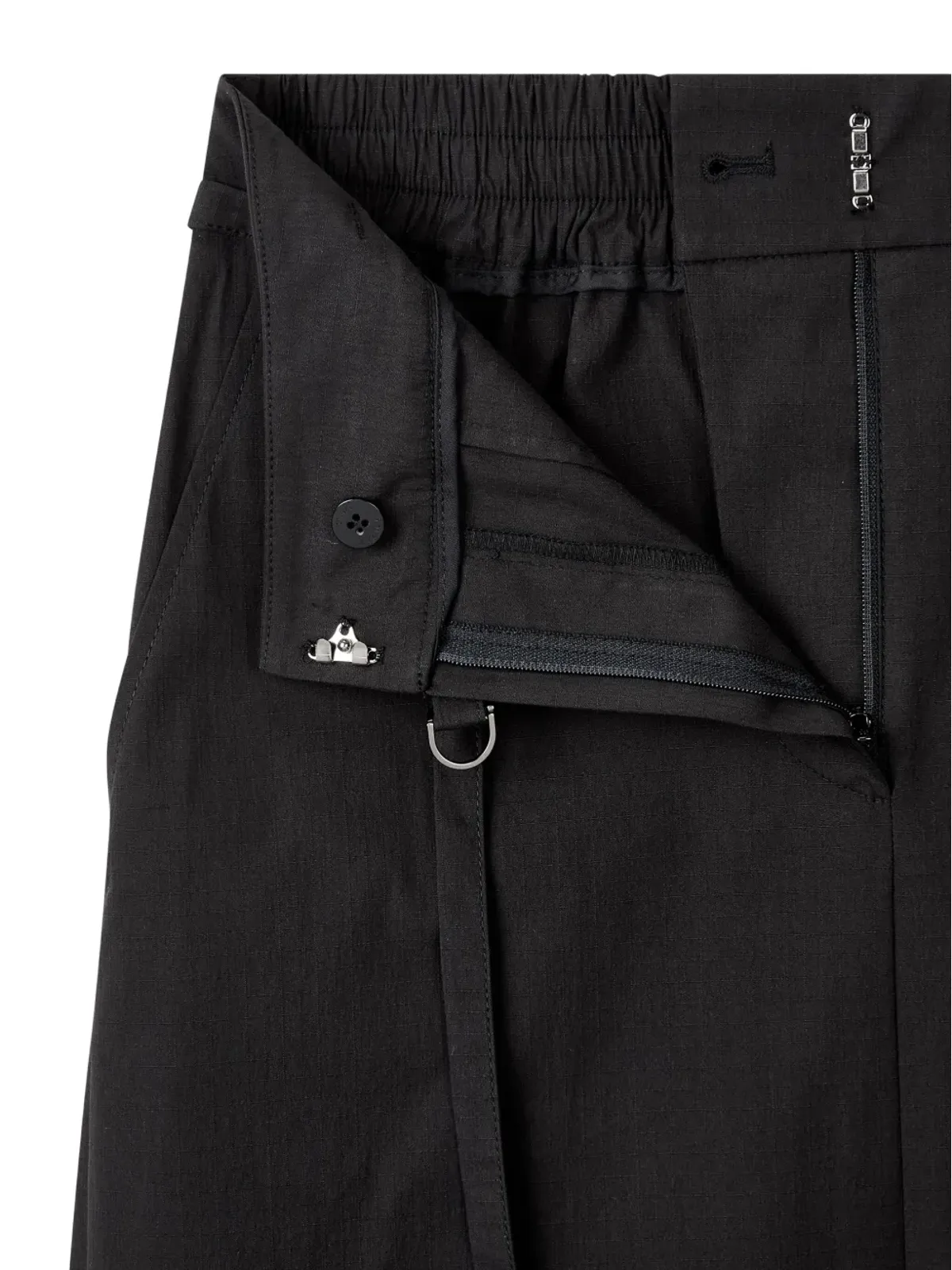 TOMBOY ripstop long skirt - Black - 画像4