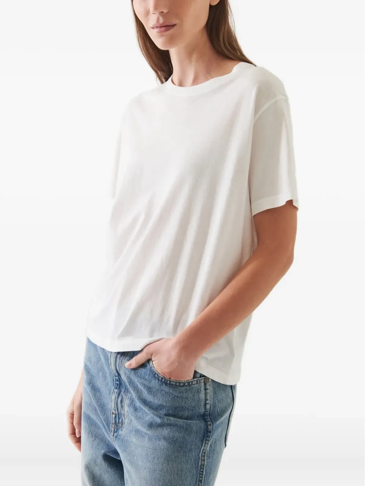 PATRICK ASSARAF ボーイフレンド ショートスリーブ Tシャツ - 画像1