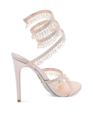 René Caovilla クリスタルシャンデリアヒール付きサンダル - サムネイル3