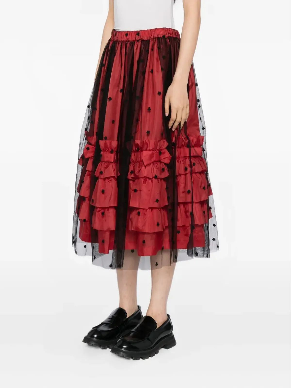 Comme Des Garçons Girl ダブルレイヤードスカート - 画像3
