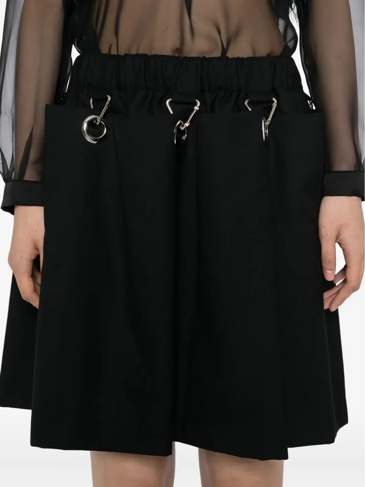 Noir Kei Ninomiya ウールミニスカート - 画像5