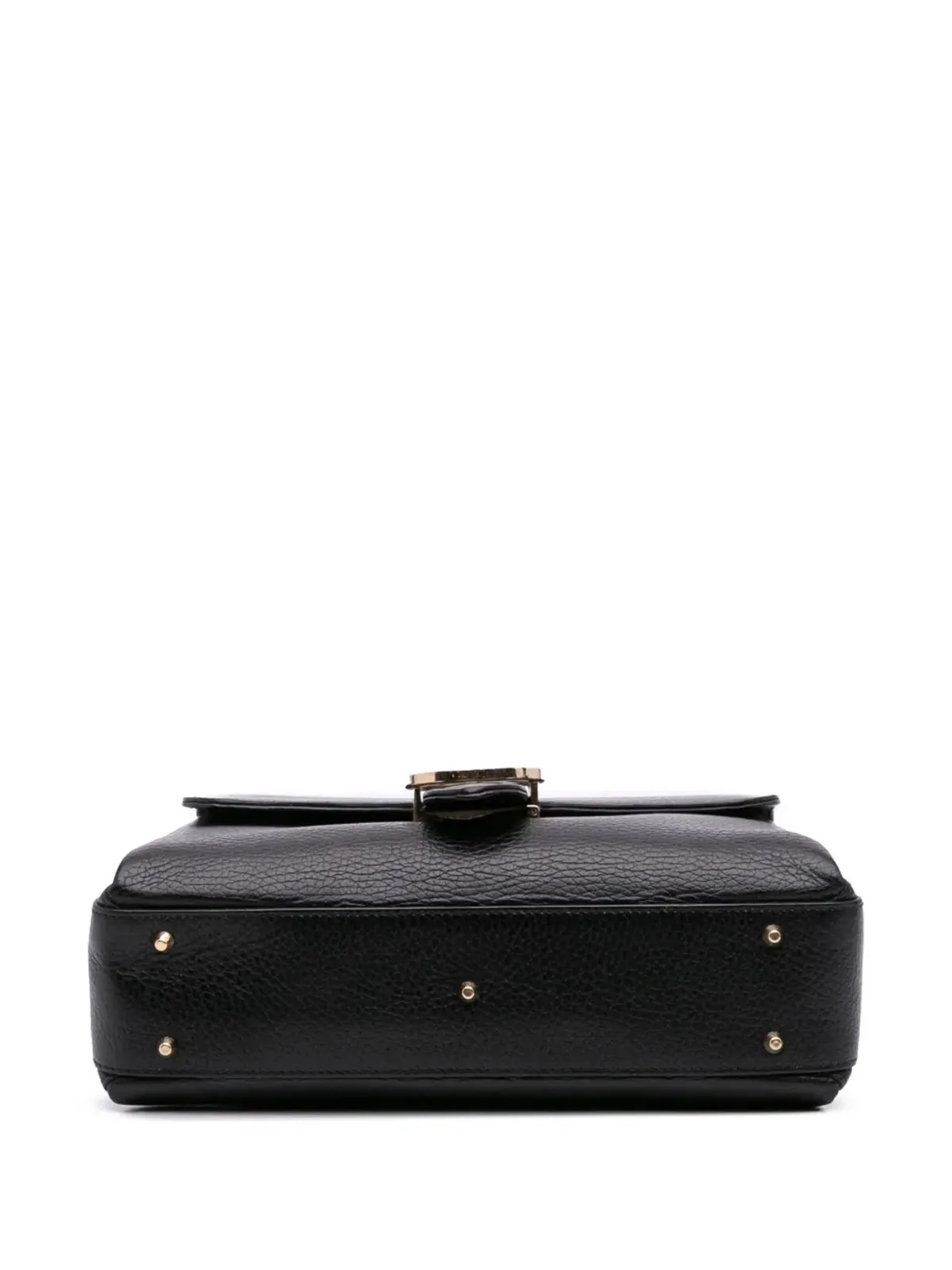 Gucci ビンテージ 2016-2025 Small Dollar Calf Interlocking G サッチェル - ブラック - 画像4