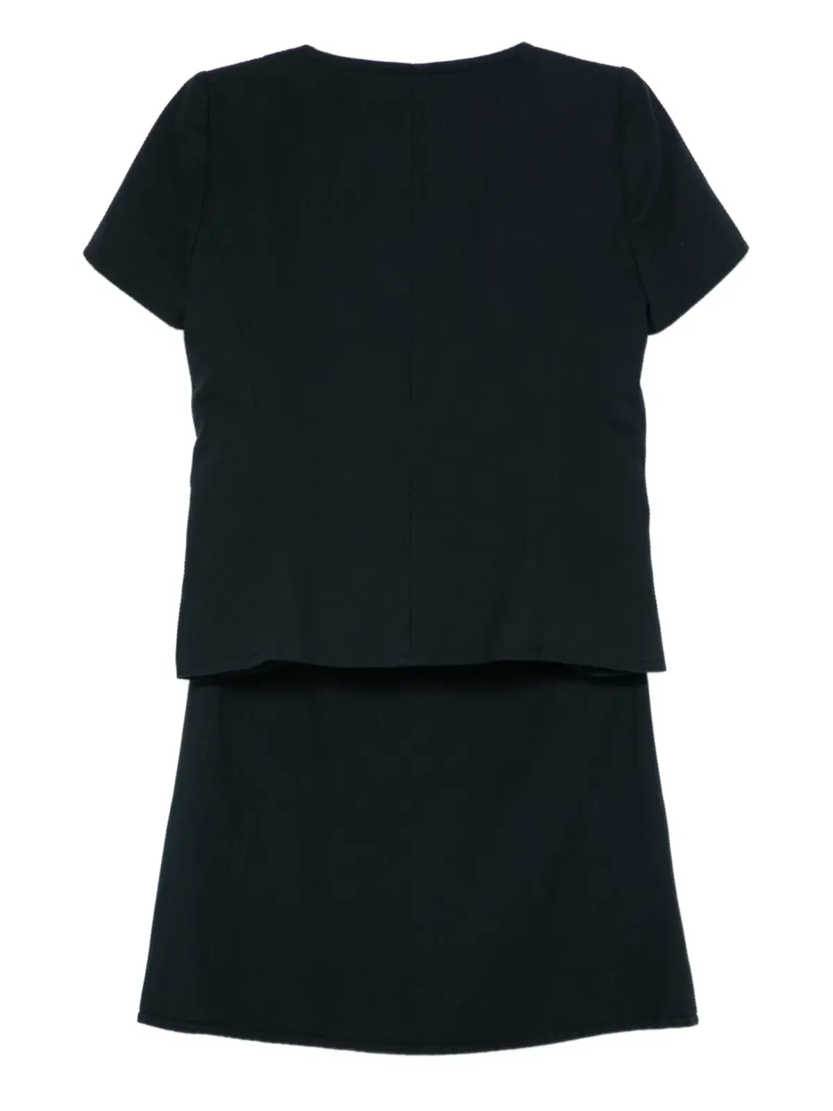 Courrèges Pre-Owned 2000s コットン スーツ - ブラック - 画像2