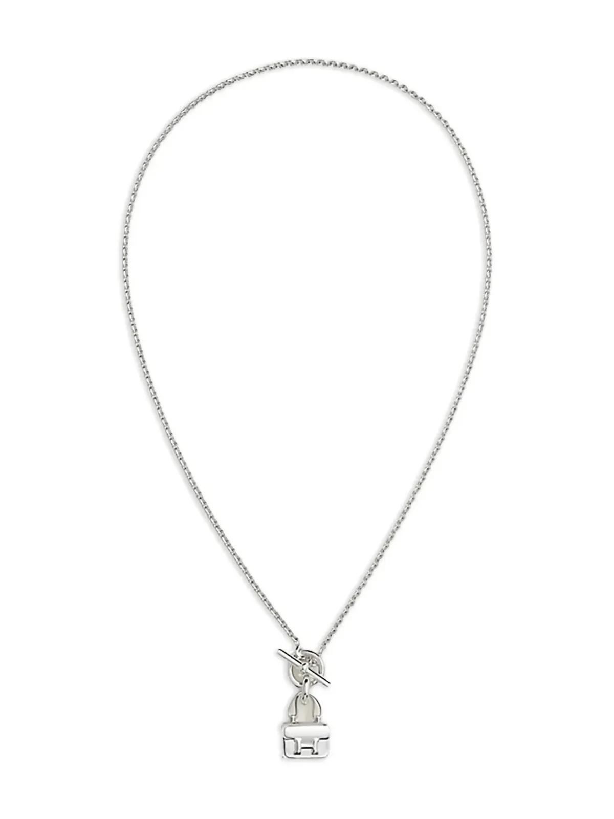ビンテージ Hermès Amulettes Constance シルバー ペンダント - 画像1