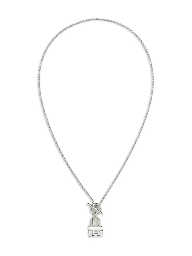 Hermès Pre-Owned ビンテージ Hermès Amulettes Constance シルバー ペンダントの商品画像