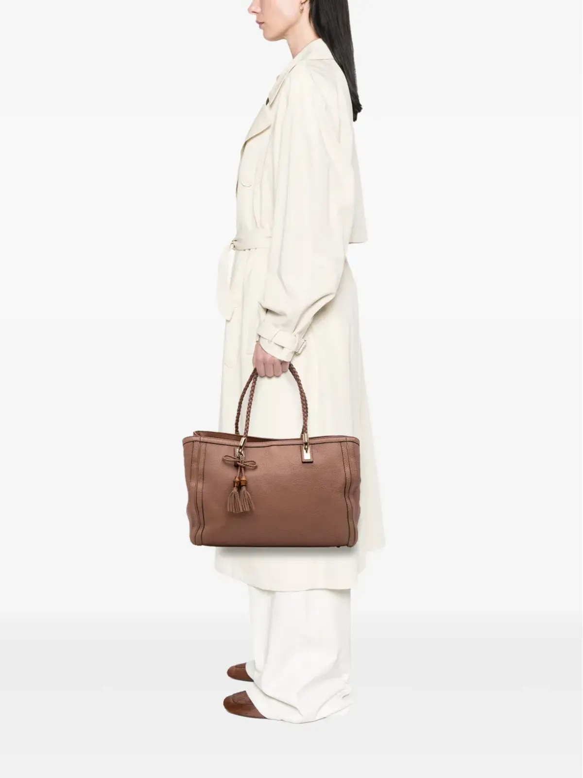 Gucci ビンテージ 2016-2025 ミディアム レザー ベラ トートバッグ - ピンク - 画像2