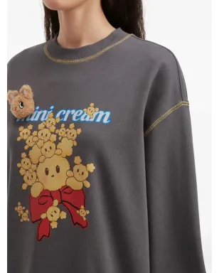 Mini Cream アップリケ グラフィック スウェットシャツ - サムネイル5