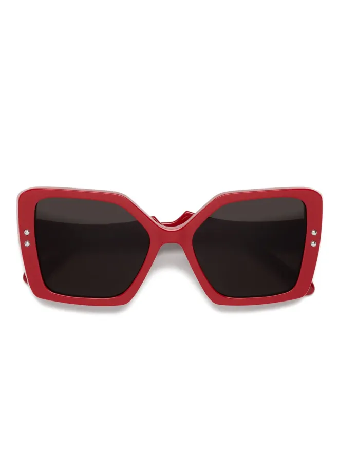 Marni Eyewear Marni Eyewear Nimrela rectangle-frame sunglasses - Redの商品画像
