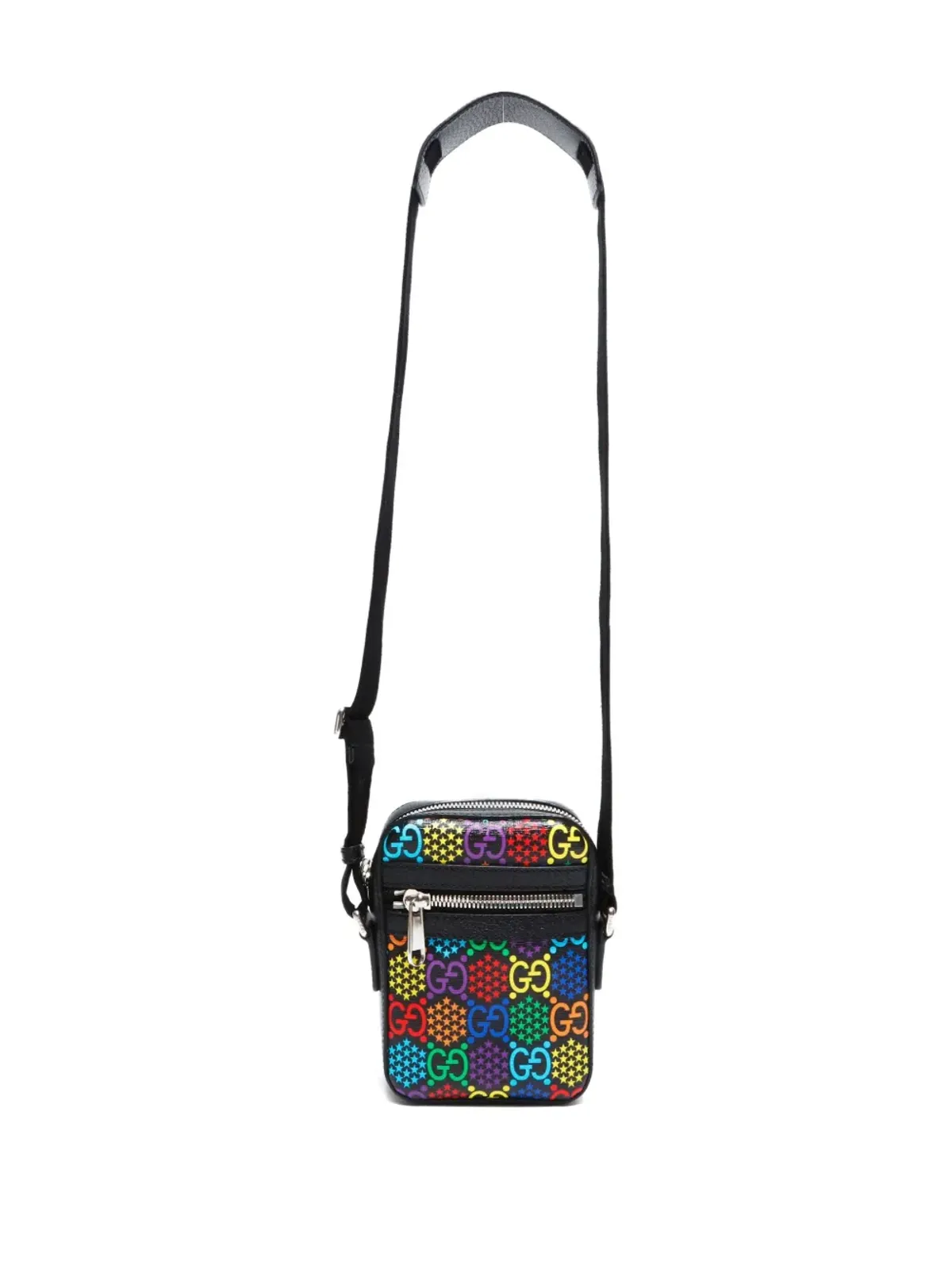 Gucci ビンテージ GG Psychedelic ショルダーバッグ ブラック - 画像3