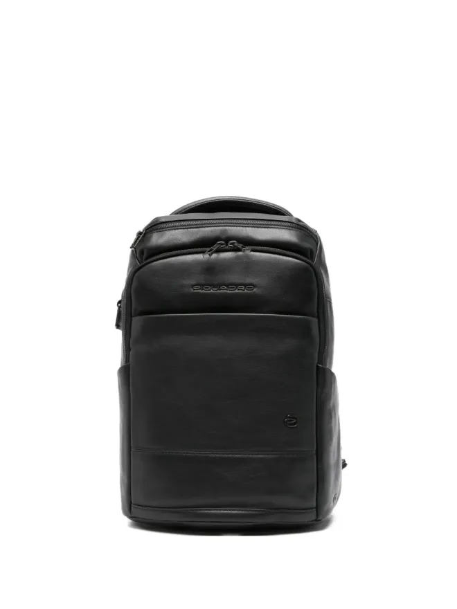 PIQUADRO PIQUADRO レザーバックパック - ブラックの商品画像