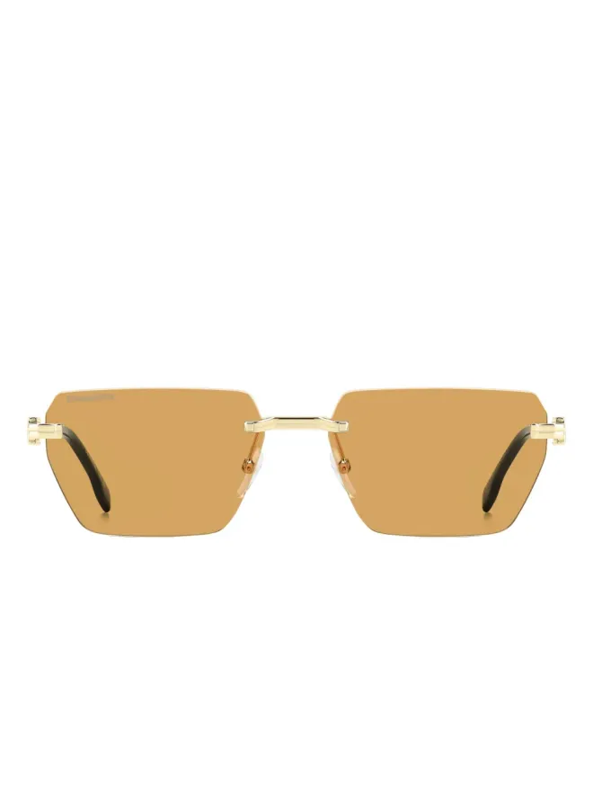 DSQUARED2 EYEWEAR DSQUARED2 EYEWEAR ロゴディテール ジオメトリック サングラスの商品画像