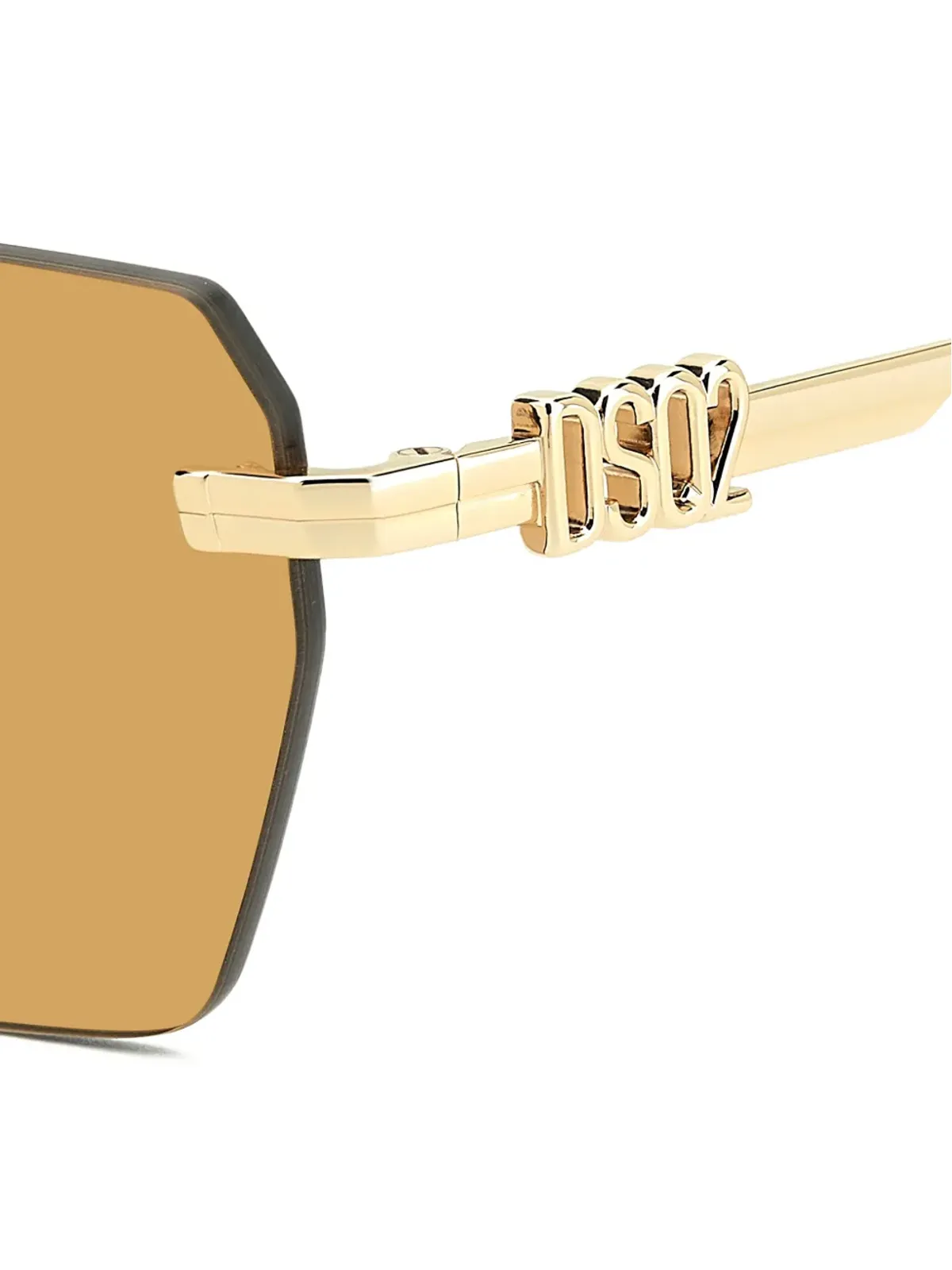 DSQUARED2 EYEWEAR ロゴディテール ジオメトリック サングラス - 画像4