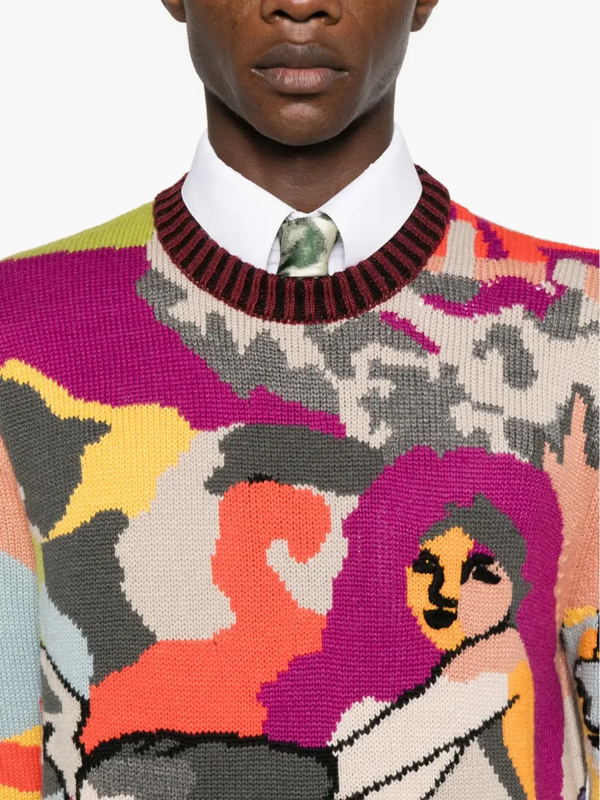 KidSuper ツー・ステップ ハンド刺繍セーター - 画像5