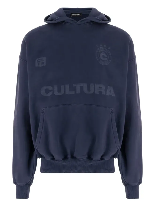 CULTURA CULTURA ロゴ入りフーデッドスウェットの商品画像