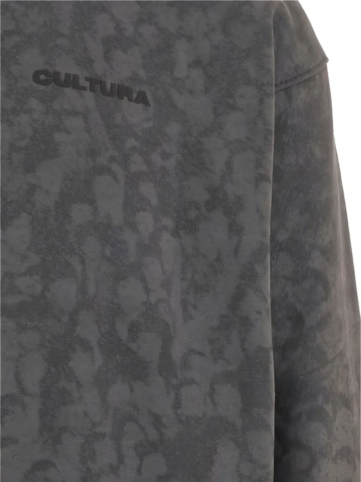 CULTURA 刺繍ロゴ入りプリントスウェットシャツ - 画像3