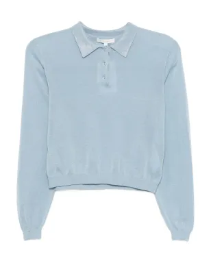 To b. by agnès b. cropped polo shirt - サムネイル1
