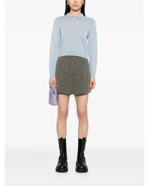 To b. by agnès b. cropped polo shirt - サムネイル2