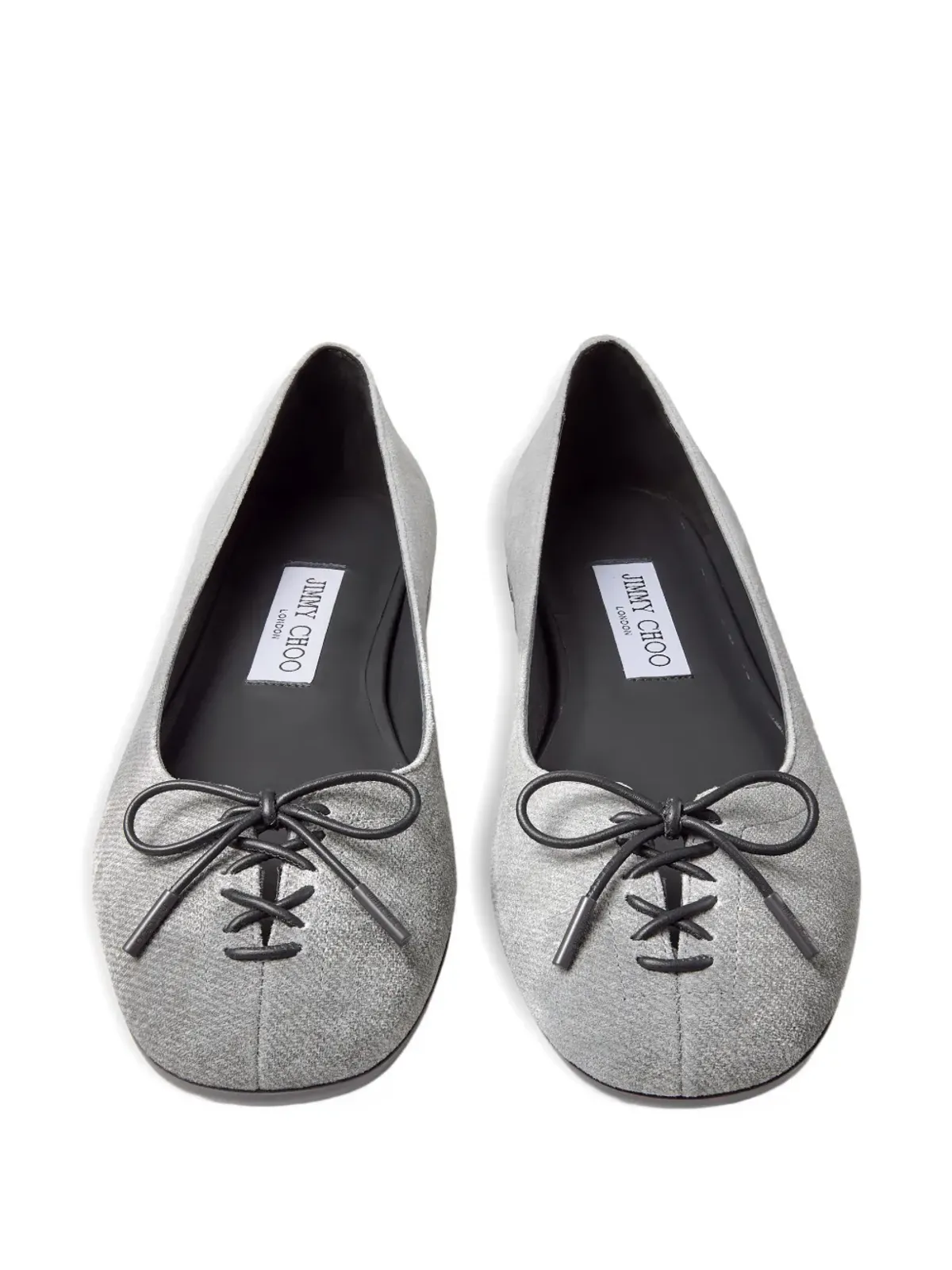 Jimmy Choo Scarlett bow-detail ballet flats - 画像4