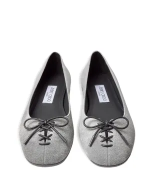 Jimmy Choo Scarlett bow-detail ballet flats - サムネイル4