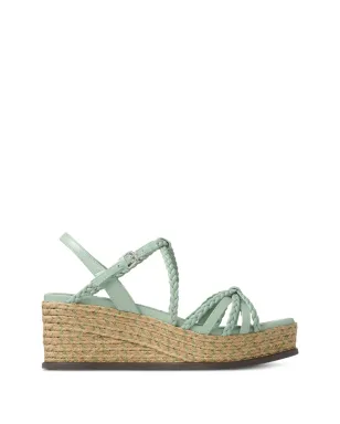 Jimmy Choo Nyra 編み込みプラットフォームサンダル - サムネイル1