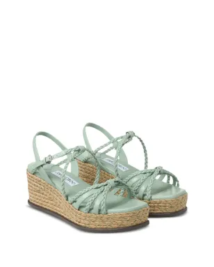Jimmy Choo Nyra 編み込みプラットフォームサンダル - サムネイル2