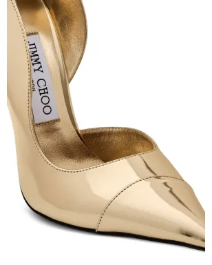 Jimmy Choo Brigitte pointed-toe pumps - Gold - サムネイル5