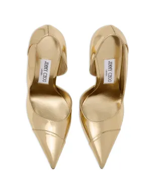 Jimmy Choo Brigitte pointed-toe pumps - Gold - サムネイル3