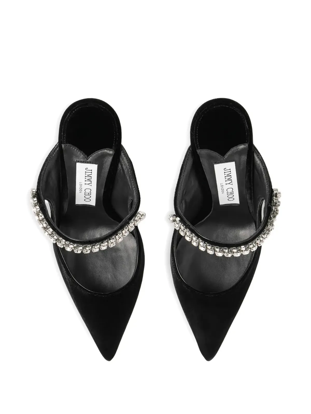 Jimmy Choo ミュール（クリスタル装飾ヒール） - 画像3