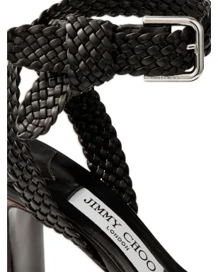Jimmy Choo Rori 編み込みバックル付きサンダル - サムネイル5