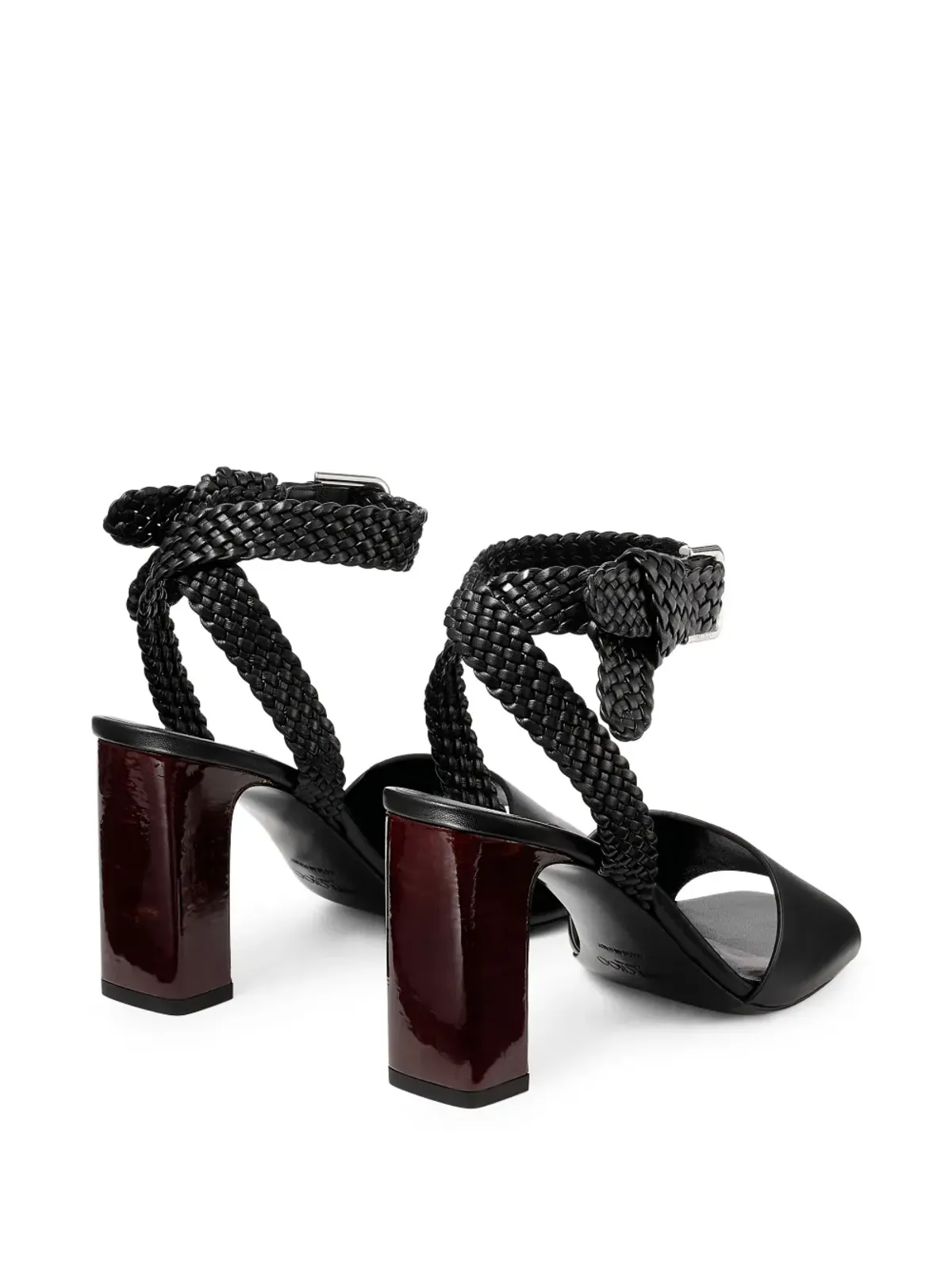 Jimmy Choo Rori 編み込みバックル付きサンダル - 画像4
