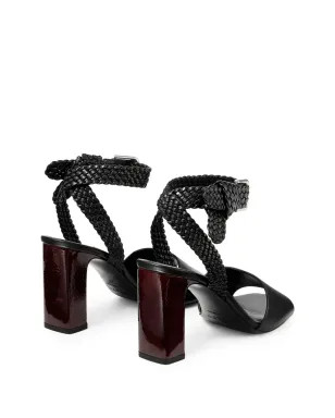 Jimmy Choo Rori 編み込みバックル付きサンダル - サムネイル4