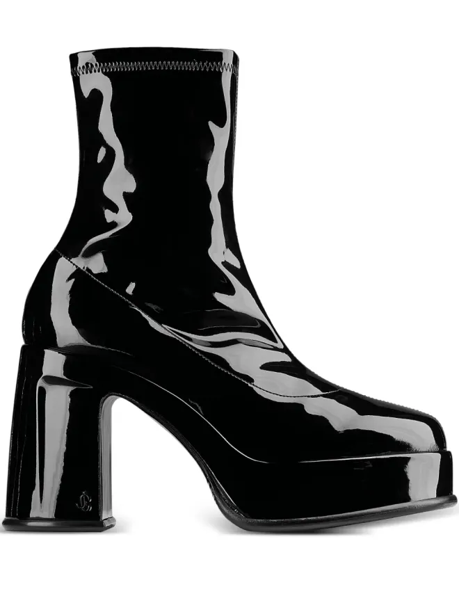 Jimmy Choo Jimmy Choo ハディ プラットフォーム ブロックヒール アンクルブーツの商品画像
