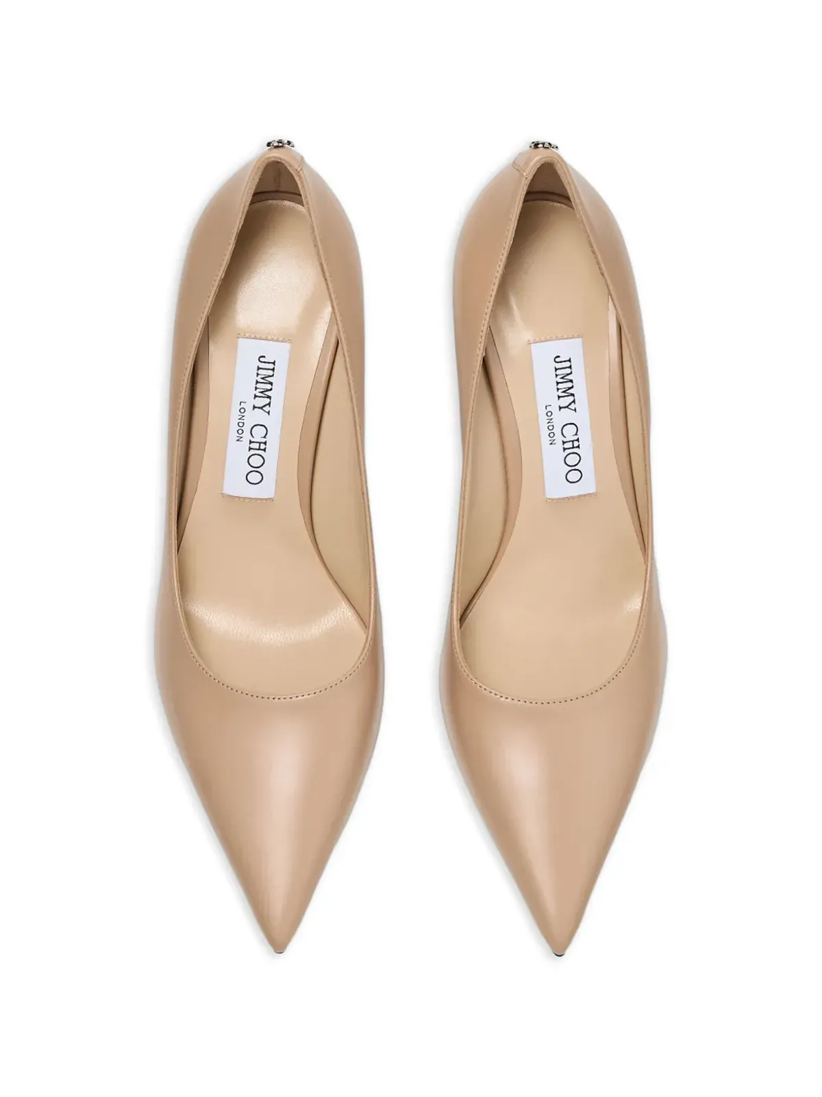 Jimmy Choo ラブポイントトゥパンプス - ベージュ系 - 画像3